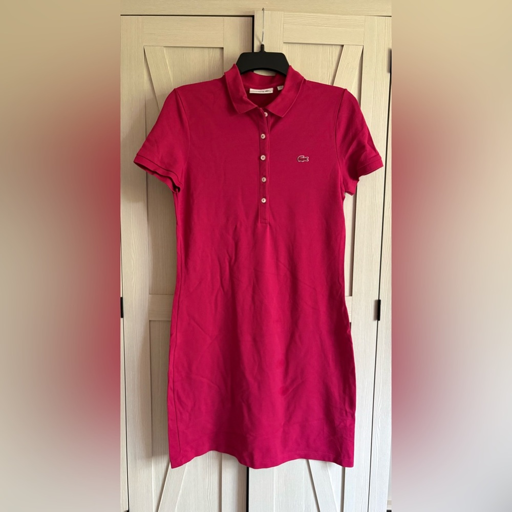 Lacoste Slim Fit Stretch Mini Piqué Polo Dress